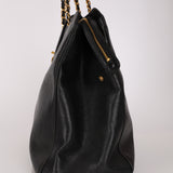 Chanel XL Supermodel Tote Black Caviar 1995 24K GP