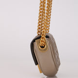 Fendi Beige Embossed Zucca Nano Baguette