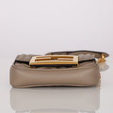 Fendi Beige Embossed Zucca Nano Baguette