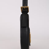 Fendi Black Leather Mini Croissant Bag