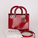 Dior Medium Lady Dior Red Patent 1997