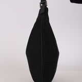 Fendi Black Zucchino Loaf Shoulder Bag