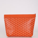 Goyard Goyardine Conti Pouch Orange Coated Canvas