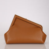 Fendi Cognac Small First Clutch