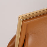 Fendi Cognac Small First Clutch