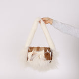Ultra-Rare Fendi Goat Fur Shoulder Bag
