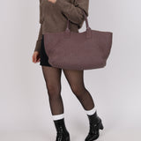 Limited Edition Bottega Veneta Watteau Mauve Intrecciato Small Cabat