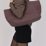 Limited Edition Bottega Veneta Watteau Mauve Intrecciato Small Cabat