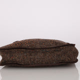 Limited Edition Bottega Veneta Shoulder Bag Canvas Rhinestones