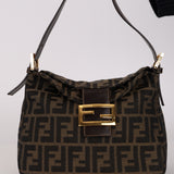 Fendi Zucca Double Flap Mini Mamma Bag GHW