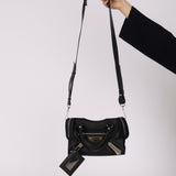 Rare Balenciaga 2016 Metal Plate Stud Mini City Bag
