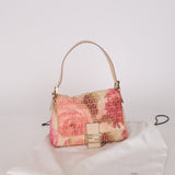 Fendi Pink Tie Dye Zucchino Mama Baguette Bag GHW