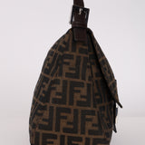 Fendi Zucca Canvas Mama Baguette Bag SHW
