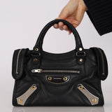 Rare Balenciaga 2016 Metal Plate Stud Mini City Bag