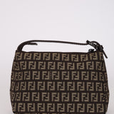 Fendi Tobacco and Beige Zucchino Pouch