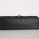 Chanel Medium Classic Double Flap Black Caviar 2004 24K GP