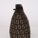 Fendi Tobacco and Beige Zucchino Pouch