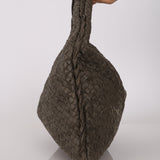 Bottega Veneta Moss Intrecciato Distressed Medium Hobo