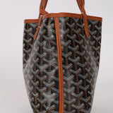 Goyard Black and Tan Mini Anjou Tote