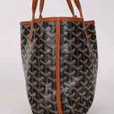 Goyard Black and Tan Mini Anjou Tote