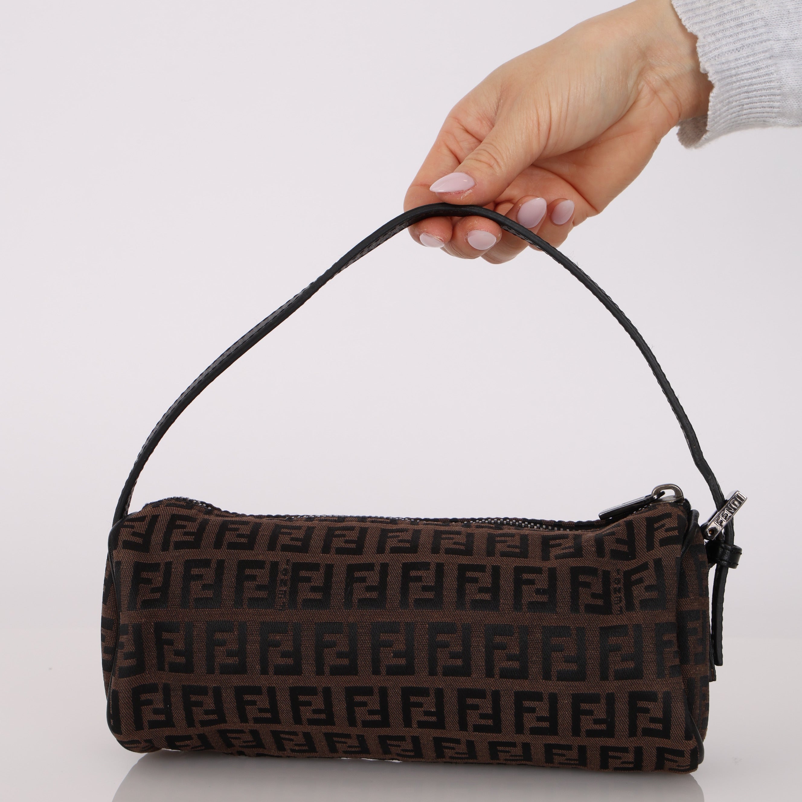 Fendi Zucchino Barrel Pochette