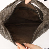 Bottega Veneta Moss Intrecciato Distressed Medium Hobo