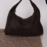 Bottega Veneta Dark Chocolate Intrecciato Large Hobo