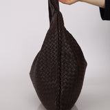Bottega Veneta Dark Chocolate Intrecciato Large Hobo