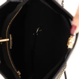 Chanel Mini 31 Shopping Bag Black Shiny Crinkled Calfskin 2024 GHW