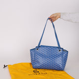 Goyard Sky Blue Goyardine Rouette PM