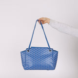 Goyard Sky Blue Goyardine Rouette PM