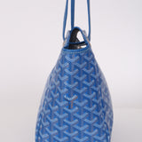 Goyard Sky Blue Goyardine Rouette PM