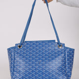 Goyard Sky Blue Goyardine Rouette PM