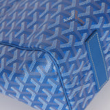 Goyard Sky Blue Goyardine Rouette PM