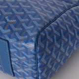 Goyard Sky Blue Goyardine Rouette PM