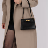 Rare Hermès 1988 Noir Boxcalf Mini Kelly Sellier 20 GHW