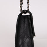 Ultra-Rare Chanel Small Sellier Style Classic Single Flap Black Caviar 1998 SHW