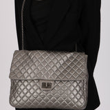 Chanel 2.55 Reissue Maxi Flap Metallic Crinkled Calfskin 2011 RHW