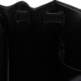 Hermès 1987 Noir Box Kelly 28 Sellier GHW