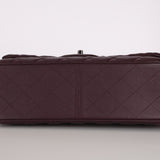 Chanel Jumbo Classic Double Flap Dark Purple Lambskin 2012 DSHW