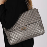 Chanel 2.55 Reissue Maxi Flap Metallic Crinkled Calfskin 2011 RHW