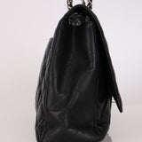 Chanel Maxi Single Flap Black Caviar 2012 SHW