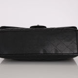 Chanel Maxi Single Flap Black Caviar 2012 SHW
