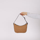 Gucci GG Canvas Cresent Pochette