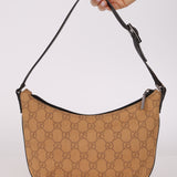 Gucci GG Canvas Cresent Pochette