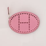 Hermes 2011 Bubblegum Chevre Mysore Evelyne H Coin Purse PHW