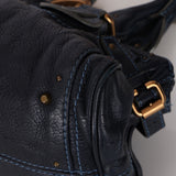 Chloe Navy Leather Medium Paddington Bag
