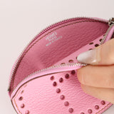 Hermes 2011 Bubblegum Chevre Mysore Evelyne H Coin Purse PHW