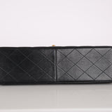 Chanel Jumbo Single Flap Black Lambskin 2001 24K GP