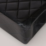 Chanel Jumbo Single Flap Black Lambskin 2001 24K GP